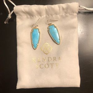 Kendra Scott Turquoise Sky Earrings!!